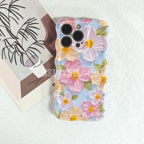 Cmxelcs Blending of Flowers Phone Case Painting for iphone 16 pro max - Image 2