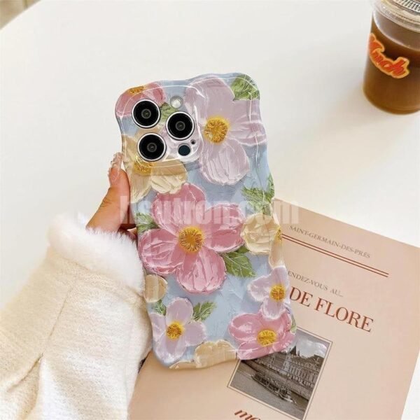 Cmxelcs Blending of Flowers Phone Case Painting for iphone 16 pro max - Image 4