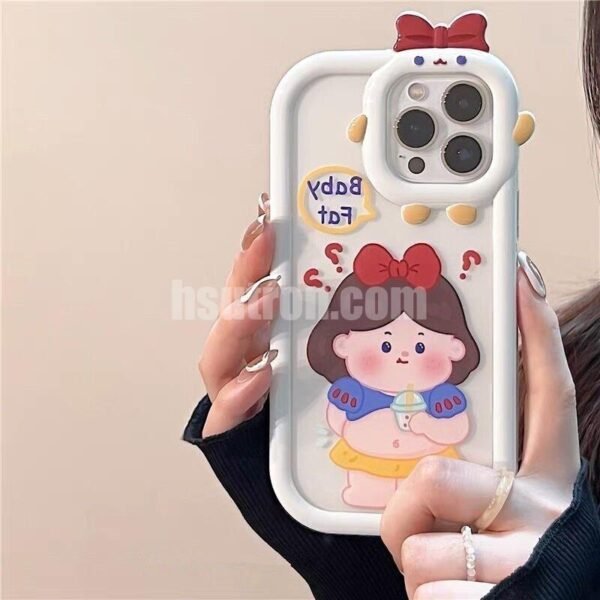 Cmxelcs Cute Cartoon Liquid Silicone Phone Cases for iphone 16 pro max - Image 4