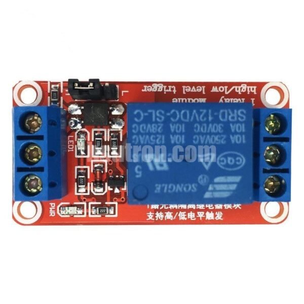 1 Channel 5V 12V 24V 10A Relay Module Board with Optocoupler