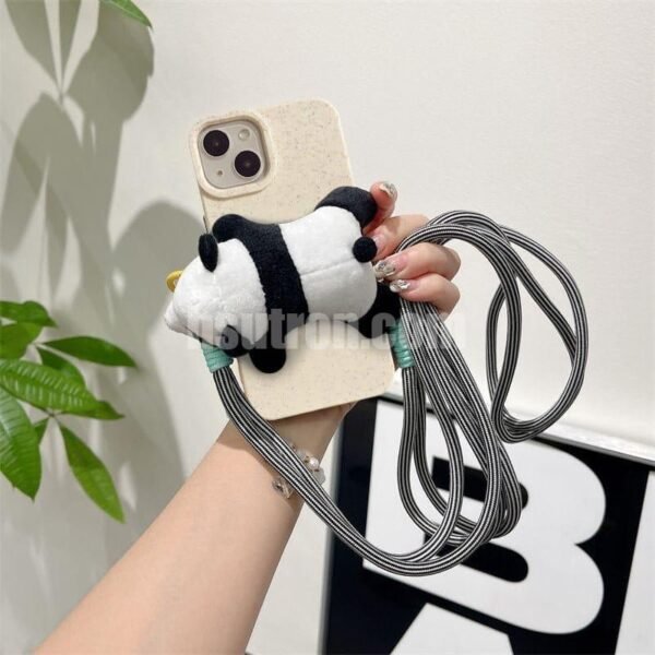 Cmxelcs The Cute Panda  Back Clip phone case for iphone 16 pro max - Image 3