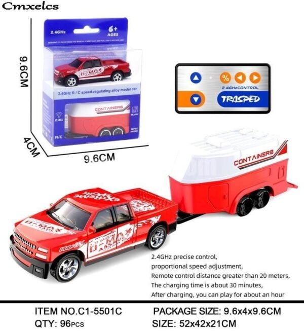 Cmxelcs Introducing the Simulated Lighting Alloy Mini Off-Road Remote Control Car - Image 3