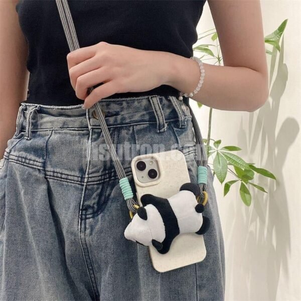 Cmxelcs The Cute Panda  Back Clip phone case for iphone 16 pro max - Image 4