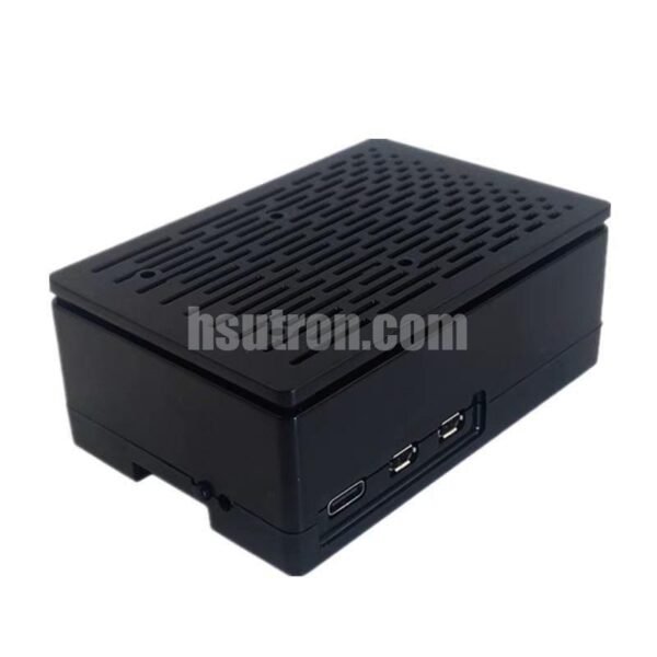 Cmxelcs Alluminum Alloy Case for Raspberry Pi 5 with cooling fan - Image 4