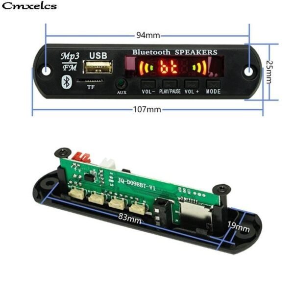 Cmxelcs MP3 Decoder Board Bluetooth Speaker Module - Image 2